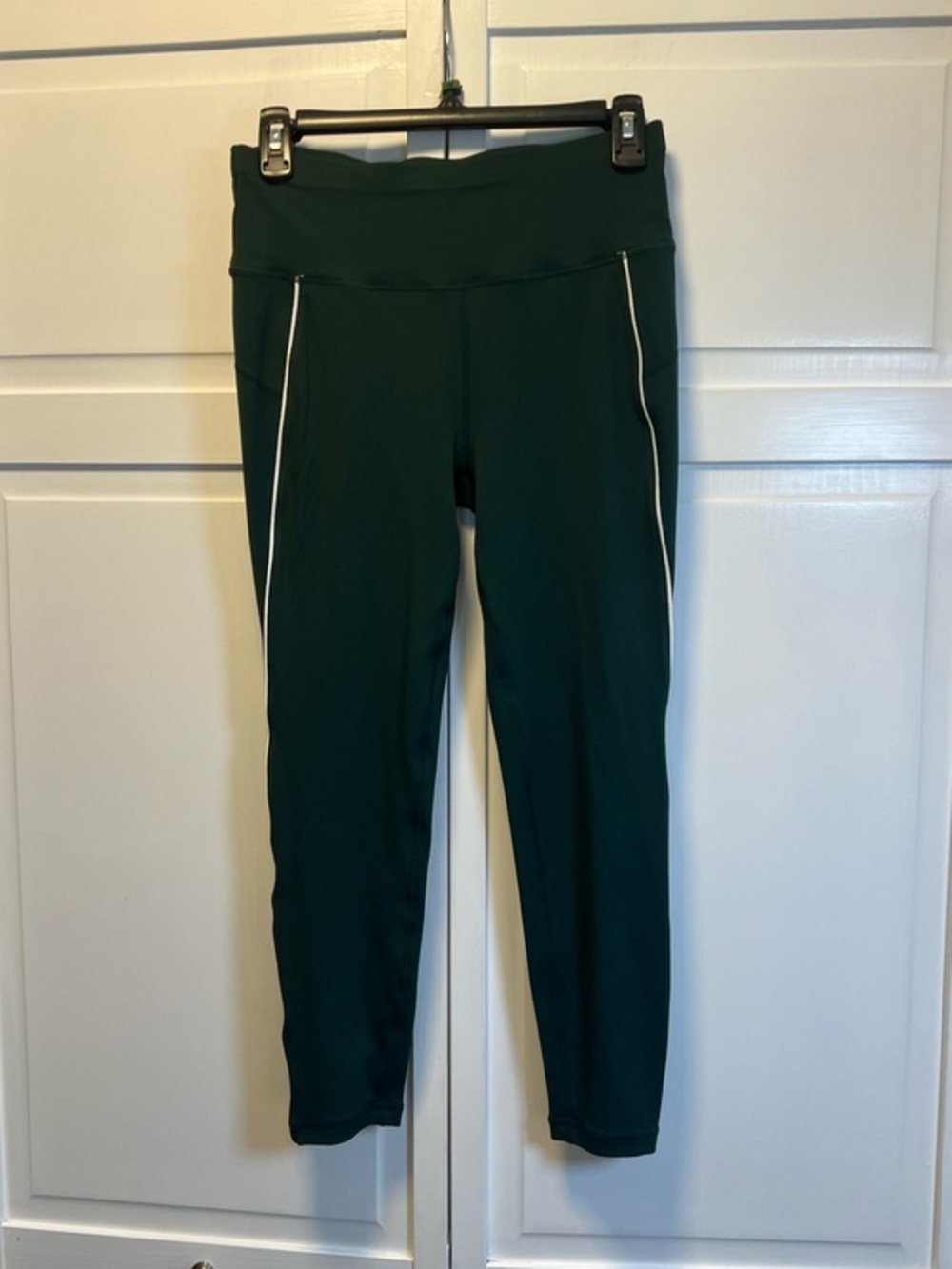 Sweaty Betty All Day Active Contrast-Piping 7/8 Leggings Size Women’s 8 Green